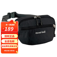 mont·bell 蒙贝欧户外夏季新款跑步运动旅游便携腰包男女款1.3升1123764 黑色 1.3升均码