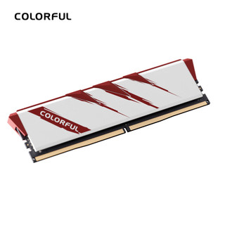 COLORFUL 七彩虹 战斧·赤焰系列 DDR5 6000MHz 台式机内存 马甲条 红白 32GB 16GBx2