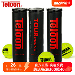 Teloon 天龍 正品天龍網球Pound專業比賽用球Teloon成人訓練罐裝p4網球p3聽裝
