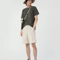 Markless T恤男士春夏纯色短袖TXA5630M 楠木茶 XL