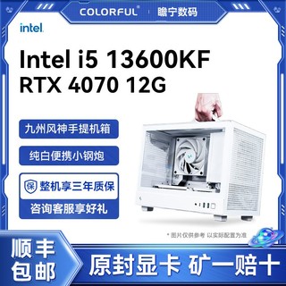 百亿补贴：COLORFUL 七彩虹 i5 13600KF游戏手提小主机 ITX RTX4070 定制电脑台式主机