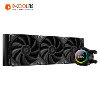 ID-COOLING 酷凛）冰界360 LCD 性能版 一体式CPU水冷散热器 2.1英寸LCD屏 适用LGA1700/1200/AM4/AM5