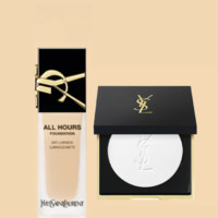 YVES SAINT LAURENT 圣罗兰 彩妆组合 (恒久无暇持妆粉底液 #LC2 25ml+蜜粉饼 8.5g)