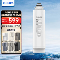 PHILIPS 飞利浦 净水器滤芯ADD580原装水通道蛋白复合滤芯 适配净饮机