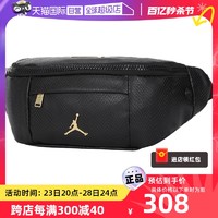 NIKE 耐克 皮质AJ腰包男女运动包单肩包斜挎包JD2133015GS