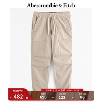 ABERCROMBIE & FITCH男装 24春日常休闲慢跑裤 358445-1 浅棕色 XL (180/98A)