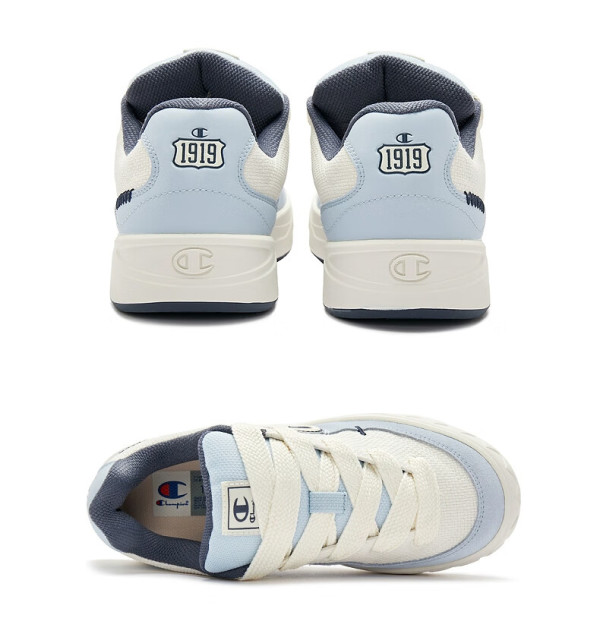 champion冠军atomic 1板鞋平底低帮板鞋休闲鞋男女运动鞋潮牌 浅蓝(款