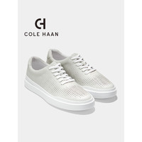 colehaan/歌涵 男鞋休闲鞋 纯白皮面透气舒适低帮平底男士板鞋C31436 白色-C31436 42.5