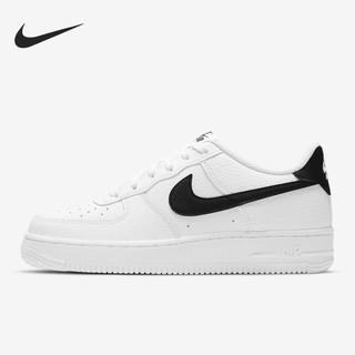 NIKE 耐克 Air Force 1 AF1 空军一号黑白小权志龙 板鞋CT2402 CT3839-100 女款GS 39