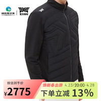 PXG 韩国进口PXG 高尔夫服装男士秋冬新款男士羽绒服防风保暖golf外套上衣 黑色 XXL