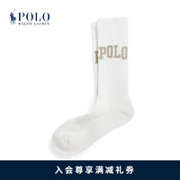 Polo Ralph Lauren 拉夫劳伦 男配 24年春同色徽标水手袜RL53117 100-水洗白 ONE