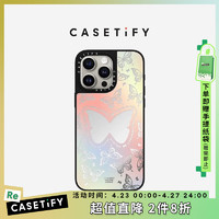 CASETiFY 幻彩蝴蝶适用iPhone15/14/13Plus/Pro/Max 镜面黑框（Magsafe） iPhone 14 Pro Max