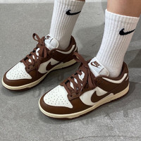 NIKE 耐克 鞋子女鞋dunk low低帮棕白女子复古学生运动鞋DD1503-124 DD1503-124/白棕 36.5