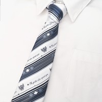 【JK制服】 第三防线 原创设计jK/dk制服校供蓝白手打领带男女款 领带 均码
