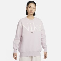 NIKE 耐克 PHNX FLC OS LOGO CREW女针织套头衫