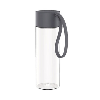 QUANGE 全格 塑料杯户外运动水杯大容量Tritan水杯便携随手杯带茶隔男女士杯子