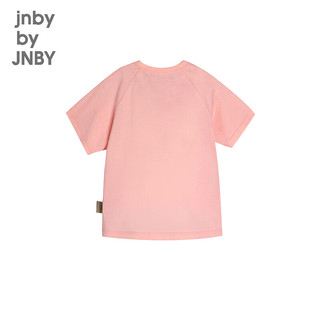 jnby by JNBY江南布衣婴童宽松短袖T恤24夏男女童婴儿YO4110430 634/浅珊瑚红 100cm