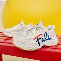 百亿补贴：FILA 斐乐 三人团：FILA FUSION斐乐潮牌bubble休闲鞋女厚底老爹鞋