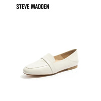 STEVE MADDEN/思美登舒适真皮休闲乐福鞋女单鞋 WILMA 米白色 38