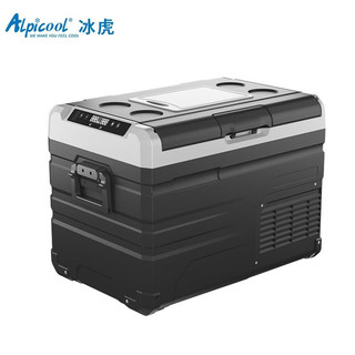 Alpicool 冰虎 双温分区车载冰箱 12V24V220V汽车货车大容量冷冻冷藏分区冰箱 TW35 车家两用 单门双温双控 37.5L 冷藏冷冻分区+德技压缩机