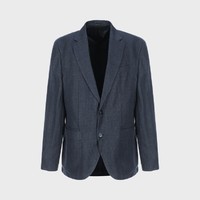 Massimo Dutti 男士暗纹两粒扣商务通勤绅士休闲西服