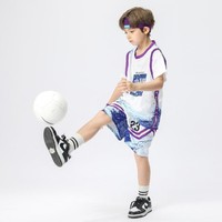 discovery expedition 男童套装2024夏季儿童潮流运动篮球服套装