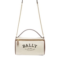 BALLY 巴利 夏新款女士波士頓包CALYN.ST帆布包手提斜挎包