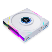 LIAN LI 联力 TL LCD 140 ARGB 140mm 四代积木风扇 白色 单个装 正叶