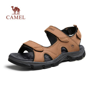 CAMEL 骆驼 2024夏季休闲凉鞋厚底缓震轻便透气舒适凉鞋 G14M307638 驼色 44