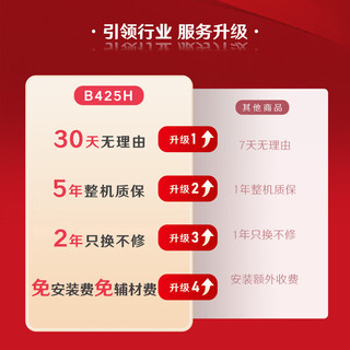 352 净水器家用直饮加热一体机 2500G常温出水RO反渗透  400G通量6.5L/min  厨下即热式净饮水机B425H