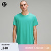 lululemon 丨Fundamental™ 男士 T 恤 速干透气 LM3CZPS 短袖 鲜黄绿色 M
