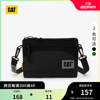 CAT 卡特彼勒 卡特24春新品男女同款户外工装风肩挎包拼接设计休闲背包