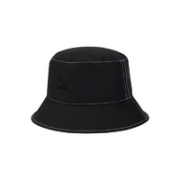 PUMA 彪马 官方 新款运动休闲刺绣渔夫帽 CLASSIC BUCKET 024511 黑色-01 S/M