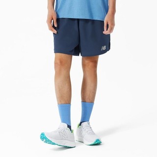 new balance NB官方正品男款休闲宽松跑步训练短裤运动裤AMS21271