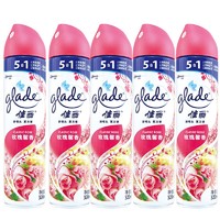 Glade 佳丽 空气清新剂清新喷雾320ml组合装卧室客厅厕所卫生间除臭去味清香 320ml*5瓶