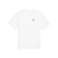 PUMA 彪马 官方 夏季新款男女同款篮球运动短袖T恤 PIVOT UNISEX TEE 623058 白-06 S(170/92A)