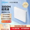 ZTE 中兴 路由器晴天墙面AX3000高速wifi6无线千兆双频家用光纤穿墙