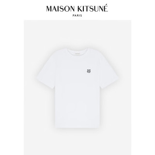 Maison Kitsune 男女同款 SS24春夏大胆玩色狐狸圆领T恤短袖 P100【白色】 XS
