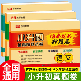 新版小升初试卷人教版语文数学英语真题六年级真题卷总复习测试卷