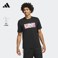 adidas 阿迪达斯 官方男装卡通印花篮球运动上衣短袖T恤IC1867