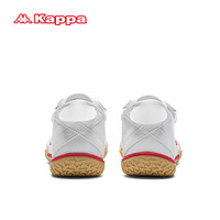KAPPA卡帕男鞋运动德训鞋子男夏季轻便软底板鞋透气百搭潮流休闲鞋 经典白 41