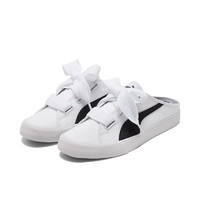 PUMA 彪马 官方 女子复古轻便休闲板鞋 BARI MULE RIBBON 382331 白-黑色-白-03 35.5