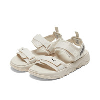 PUMA 彪马 官方 男女同款情侣缓震户外运动凉鞋老爹鞋 RS-SANDAL 374862 米白色-黑色-06 35.5