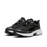 PUMA 彪马 官方 新款男女同款情侣复古运动休闲老爹鞋 MORPHIC BASE 392982 黑色-白-03 36