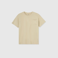 Gap 盖璞 男女夏季纯棉圆领短袖T恤 460846 卡其色 XXXL