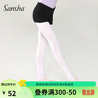 SANSHA 三沙 儿童运动舞蹈短裤女 紧身练功瑜伽裤女防走光健身裤 黑色 S