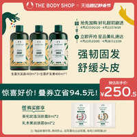 THE BODY SHOP TheBodyShop美体小铺生姜洗发水洗发露*2+护发素