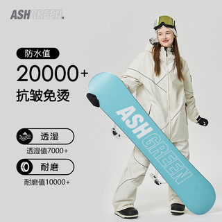 PONTAPES ASHGREEM滑雪服套装单板新款外套男女防水保暖宽松滑雪衣裤装备潮