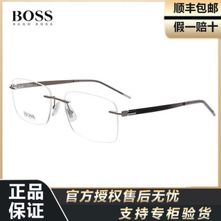 百亿补贴：HUGO BOSS 无框商务镜框近视镜架光学定制配镜1305/F