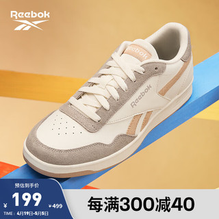 Reebok 锐步 官方夏男女TECHQUE T经典舒适复古运动休闲小白鞋板鞋 HR0902 43